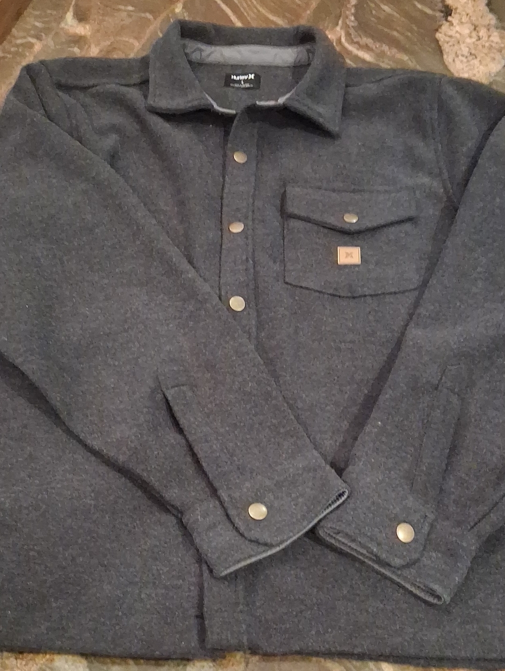 Hurley Charcoal Flannel